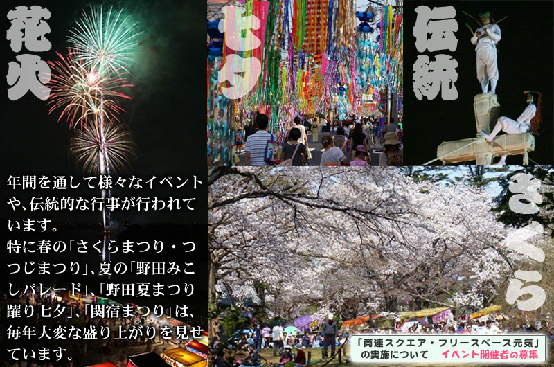 野田市観光協会 行事 お祭り